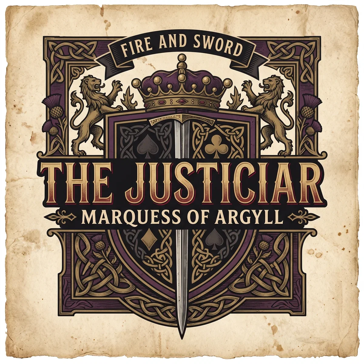 The Justiciar: Marquess of Argyll logo